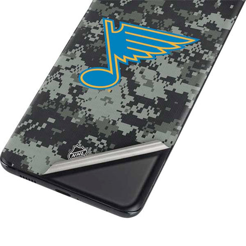 NHL St. Louis Blues Camo Galaxy S21 Ultra 5G Skin